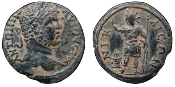 Nicaea Arslan 27 Caracalla, AE29 of Nicaea, Bithynia