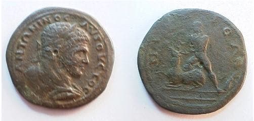 Nicaea Mionnet 667 Caracalla AE30 of Nicaea, Bithynia