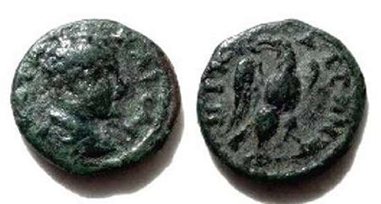 Nicaea Mionnet 695 Caracalla, AE15, Nicaea, Bithynia
