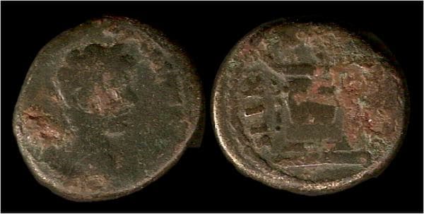 Nicaea Mionnet 697 Caracalla, AE17 of Nicaea, Bithynia