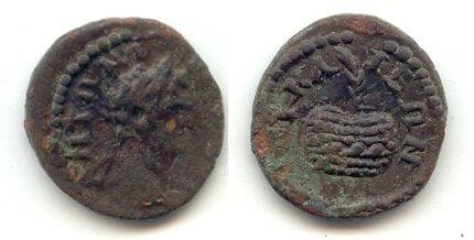 Nicaea Mionnet 703 Caracalla AE16 of Nicaea, Bithynia