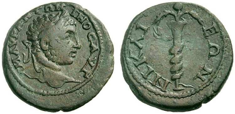Nicaea RecGen 420 Caracalla, AE27 of Nicaea, Bithynia