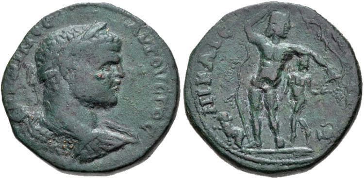 Nicaea RecGen 432 Caracalla, AE26 of Nicaea, Bithynia