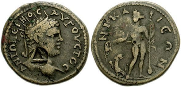 Nicaea RecGen 434 var Caracalla, AE27 of Nicaea, Bithynia