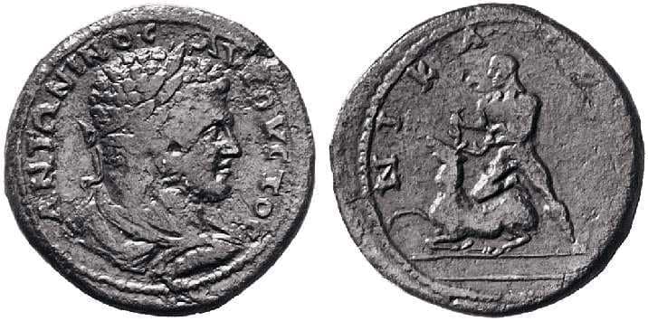 Nicaea RecGen 447 Caracalla, AE29 of Nicaea, Bithynia