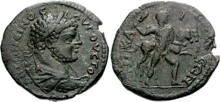 Nicaea RecGen 451 Caracalla, AE29 of Nicaea, Bithynia