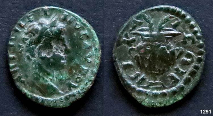 Nicaea Rec Gen 489 var Caracalla, AE16 of Nicaea, Bithynia