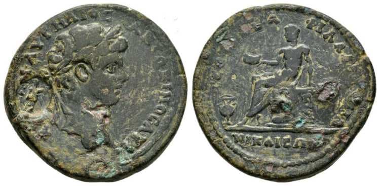 Nicaea Waddell I, 111 Caracalla, AE36 of Nicaea, Bithynia