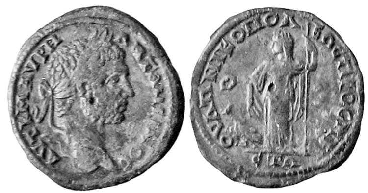 Nikopolis ad Mestum Komnick 9 Caracalla, AE27 of Nikopolis ad Mestum, Thrace