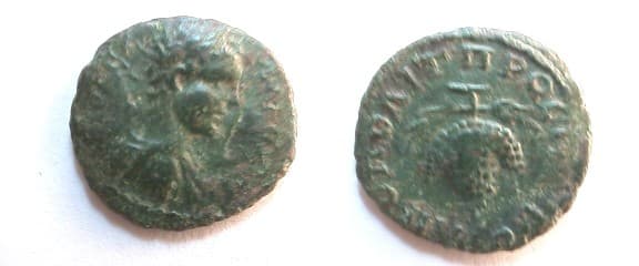 Nikopolis Moushmov 1086a Caracalla AE17 of Nikopolis ad Istrum