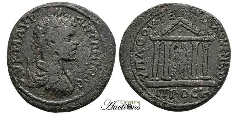 Nikopolis Moushmov 1141a Caracalla AE28 of Nikopolis, Moesia Inferior