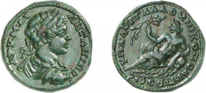 Nikopolis Varbanov 3056 var Caracalla AE of Nikopolis ad Istum, 14