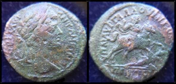 Nikopolis Varbanov 3078 var Caracalla, AE27 of Nikopolis ad Istrum, Moesia