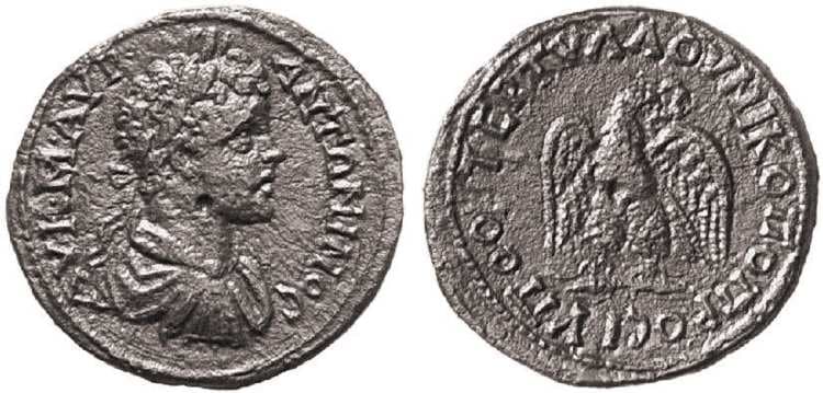 Nikopolis Varbanov 3096 Caracalla, AE27 of Nikopolis ad Istrum, Moesia