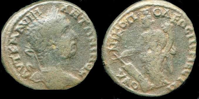 Nikopolis ad Mestum Varbanov 4329 Caracalla, AE30 of Nikopolis Ad Mestum, Thrace