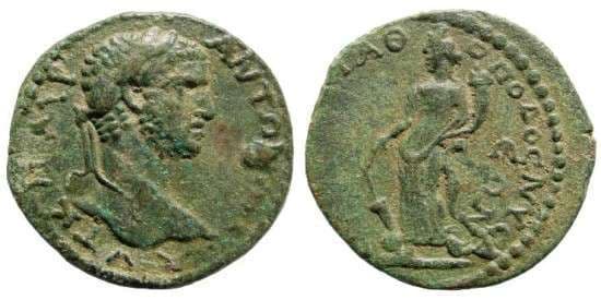 Nysa GRPC Lydia 149 Caracalla, AE28 of Nysa, Lydia