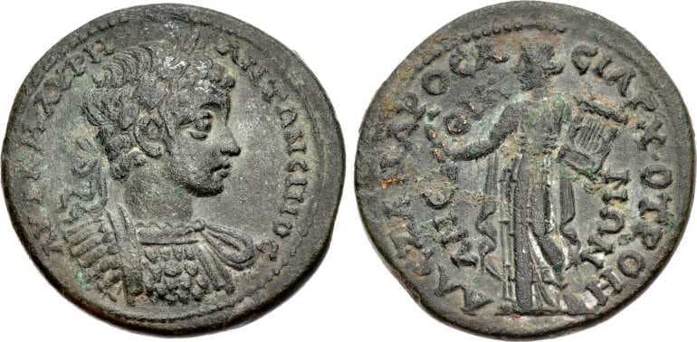 Otrus Aulock Phrygien 790 Caracalla, AE31 of Otrus, Phrygia