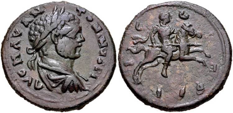 Parium CNG 413, 250 Caracalla, AE31 of Parium, Mysia