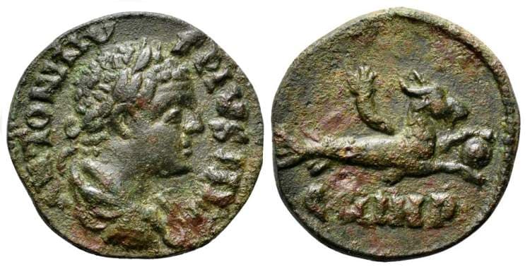 Parium SNG Turkey 1, 220 Elagabalus AE22 of Parium, Mysia