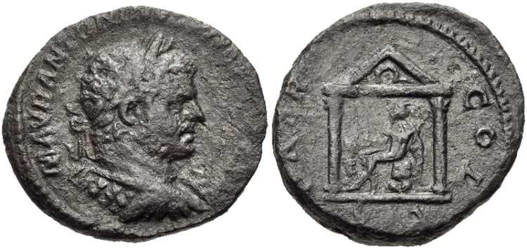 Patrai Chaix 292 Caracalla, AE24 of Patrae, Achaia