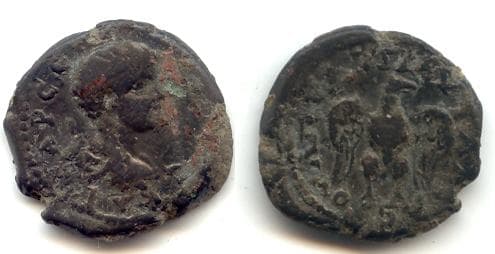 Pautalia Moushmov 4282 Caracalla AE24 of Pautalia, Thrace