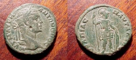 Pautalia Moushmov 4233 Caracalla AE28 of Pautalia, Thrace