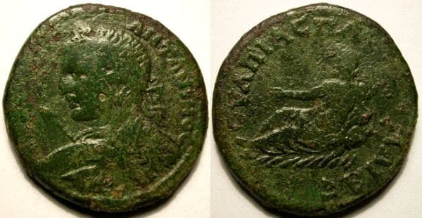 Pautalia Moushmov 4287a Caracalla AE29 of Pautalia, Thrace