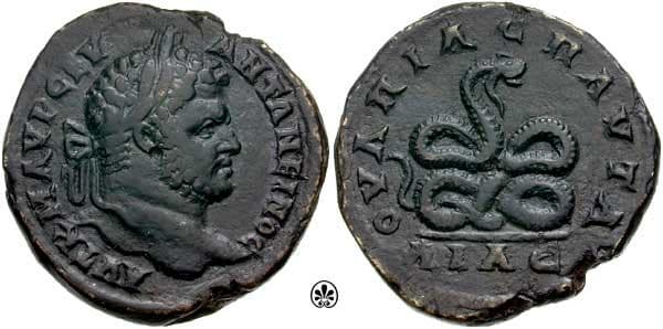 Pautalia Moushmov 4260 Caracalla AE 32mm of Thrace, Pautalia