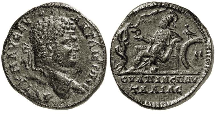 Pautalia Moushmov 4240 Caracalla, AE30 of Pautalia, Thrace