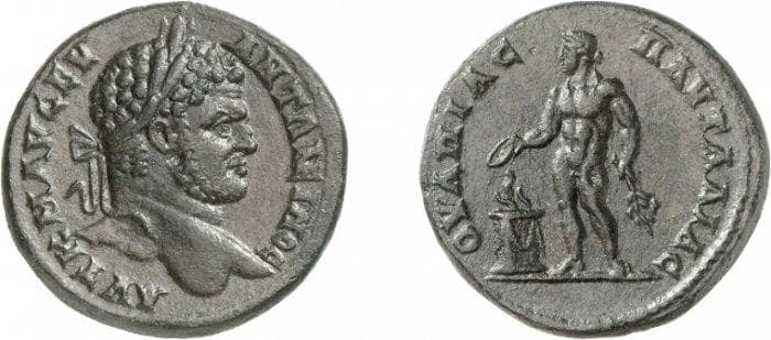 Pautalia Ruzicka 554 Caracalla, AE of Pautalia, Thrace