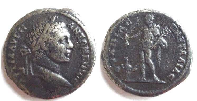 Pautalia Ruzicka 569 Caracalla, AE28 of Pautalia, Thrace