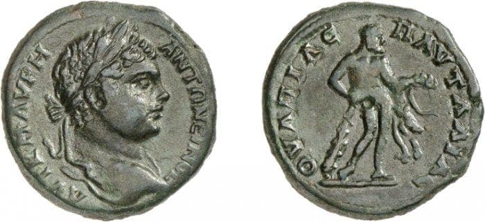 Pautalia Ruzicka 596 Caracalla, AE of Pautalia, Thrace