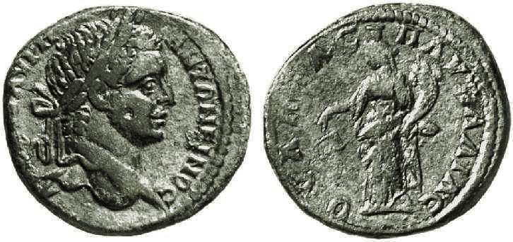 Pautalia Varbanov 5053 Caracalla, AE28 of Pautalia, Thrace