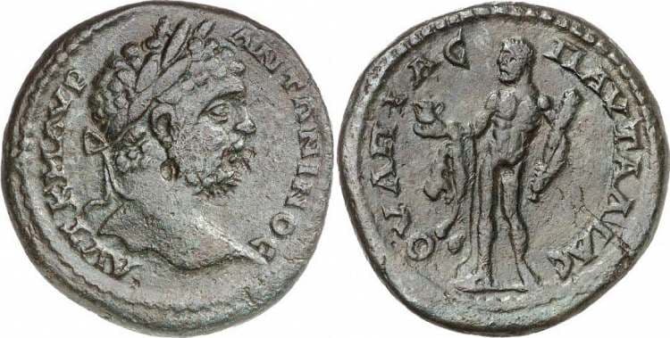 Pautalia Varbanov 5113 Caracalla, AE29 of Pautalia, Thrace