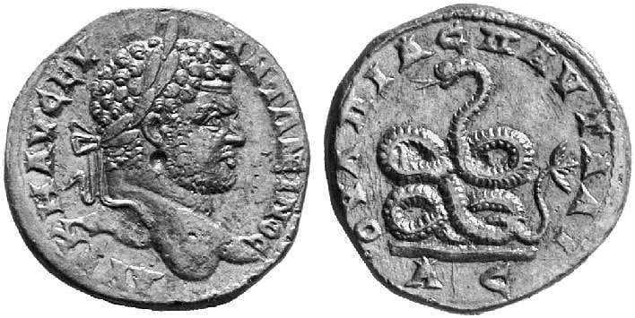 Pautalia Varbanov 5197 Caracalla, AE29 of Pautalia, Thrace