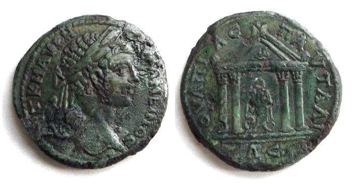 Pautalia Varbanov 5251 Caracalla, AE28 of Pautalia, Thrace