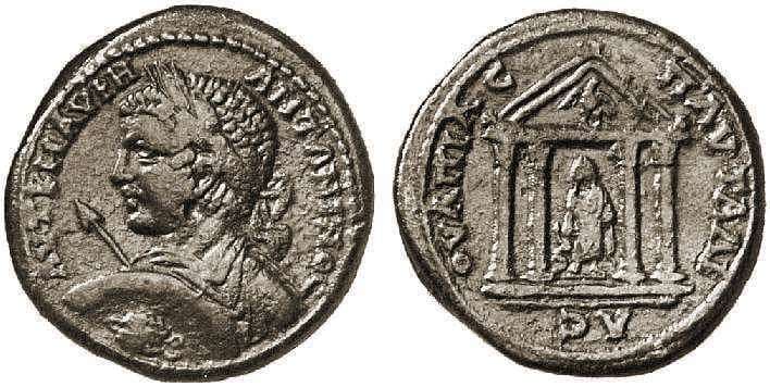 Pautalia Varbanov 5252 Caracalla, AE29 of Pautalia, Thrace