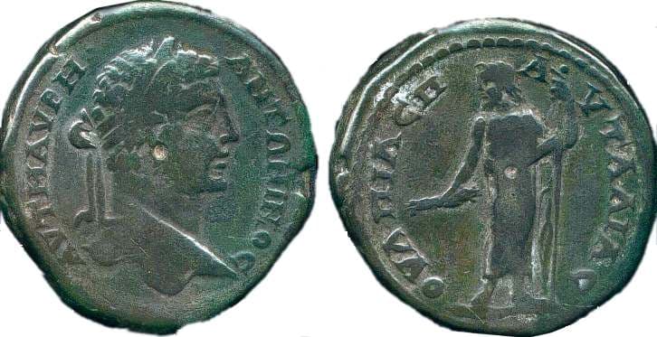 Pautalia Varbanov 5270 Caracalla AE30 of Pautalia, Thrace