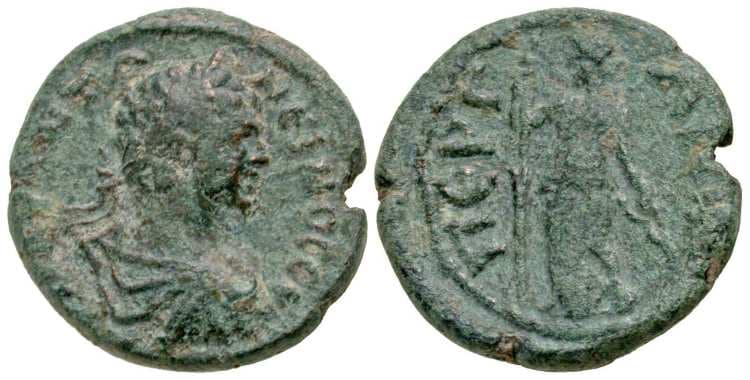 Perga SNG Pfalz 321 Caracalla AE19 of Perga, Pamphylia
