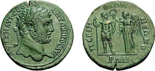 Perinthos Moushmov 4553 Caracalla AE 37mm Medallion of Perinthus, Thrace