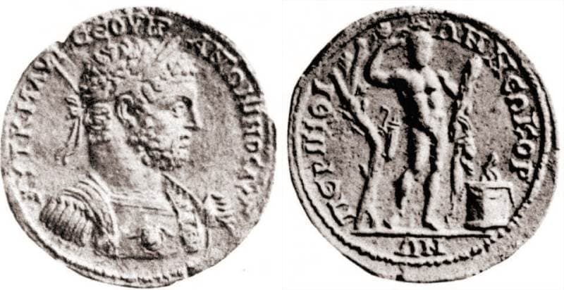 Perinthos Moushmov 4571 Caracalla, AE40 medallion of Perinthos, Thrace