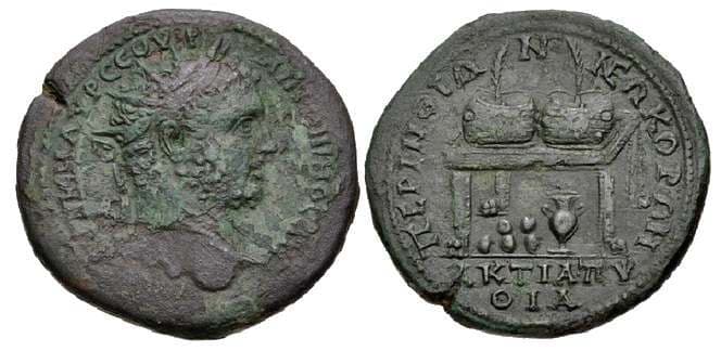 Perinthos Schoenert 578 Caracalla, AE36 of Perinthos, Thrace