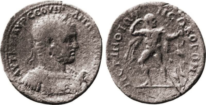 Perinthos Varbanov 261 Caracalla, AE42 medallion of Perinthos, Thrace