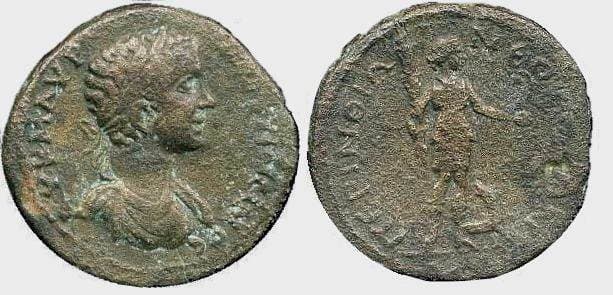 Perinthos Varbanov 230 Caracalla, AE26 of Perinthos, Thrace