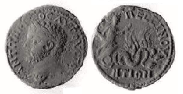Pessinus SNG France 2619 Caracalla, AE31 of Pessinus, Galatia