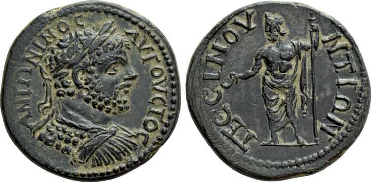 Pessinus wwxls 41455 Caracalla AE32 of Pessinus, Galatia