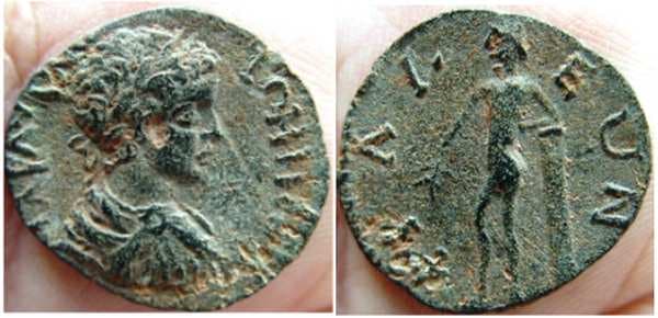 >Phialea-Phigaleia Nassif FAC 97194 Caracalla, AE21 of Phialia-Phigaleia, Arcadia