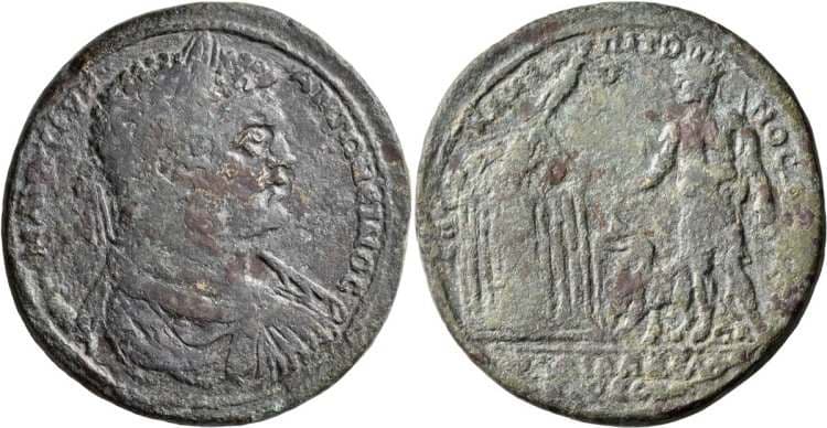Philadelphia Mionnet IV, 583 Caracalla, AE42 mm of Philadelphia, Lydia