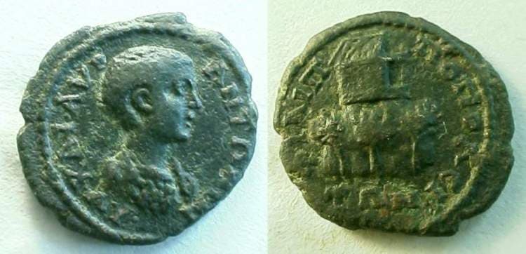 Philippopolis Varbanov 1569 Caracalla AE19 of Philippopolis, Thrace