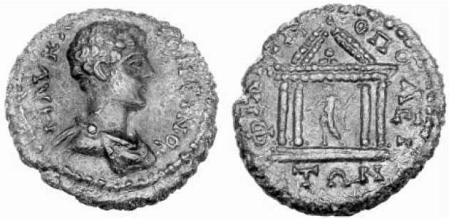 Philippopolis Varbanov 1585 Caracalla as Caesar, AE19 of Philippopolis, Thrace, AD 196-197